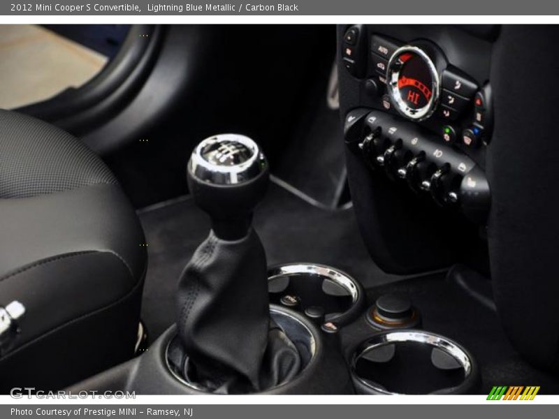 Lightning Blue Metallic / Carbon Black 2012 Mini Cooper S Convertible