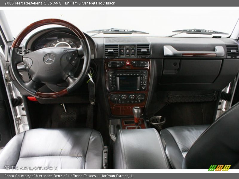 Brilliant Silver Metallic / Black 2005 Mercedes-Benz G 55 AMG