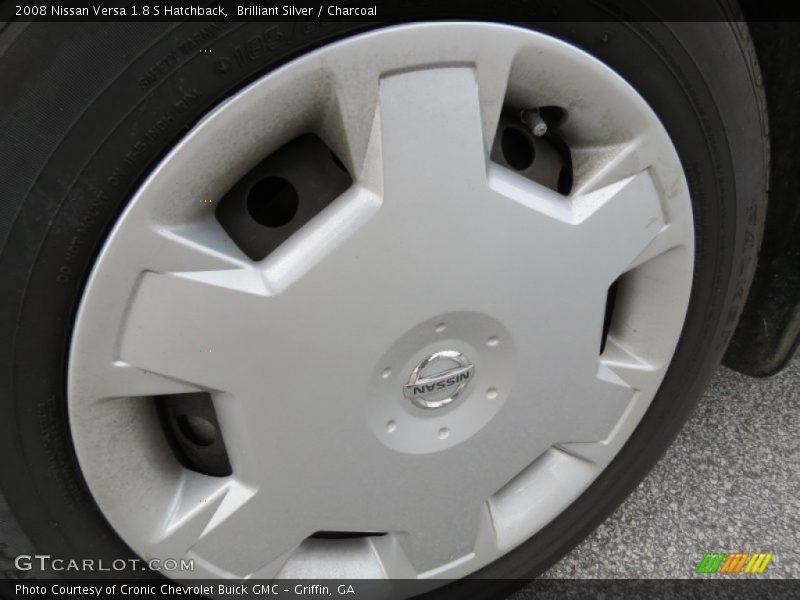 Brilliant Silver / Charcoal 2008 Nissan Versa 1.8 S Hatchback