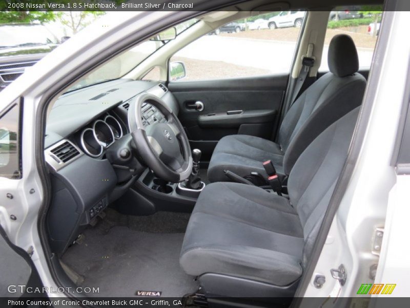 Brilliant Silver / Charcoal 2008 Nissan Versa 1.8 S Hatchback