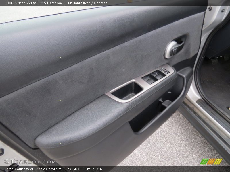 Brilliant Silver / Charcoal 2008 Nissan Versa 1.8 S Hatchback