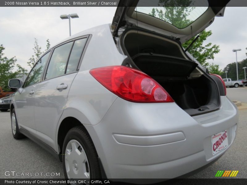 Brilliant Silver / Charcoal 2008 Nissan Versa 1.8 S Hatchback