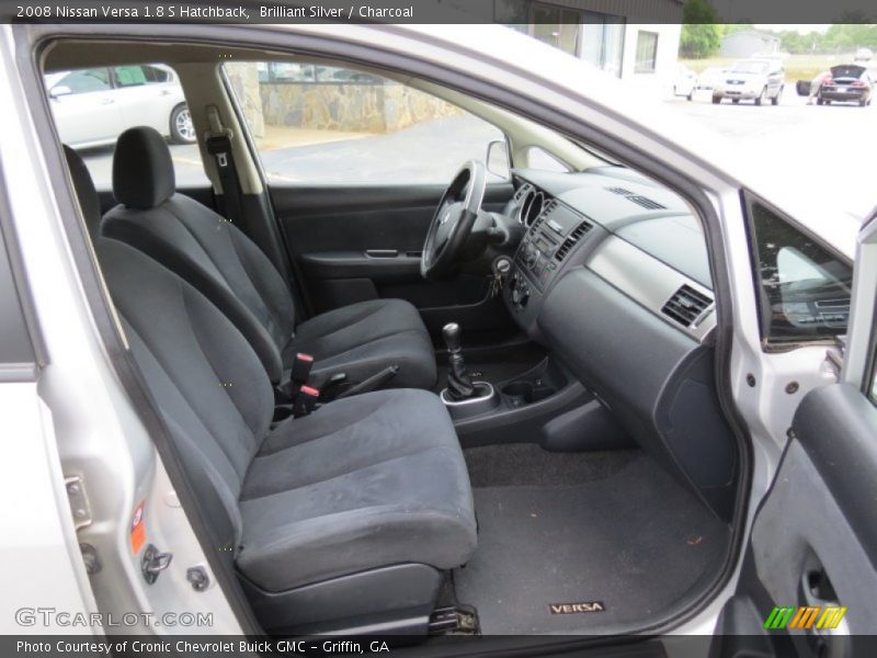 Brilliant Silver / Charcoal 2008 Nissan Versa 1.8 S Hatchback