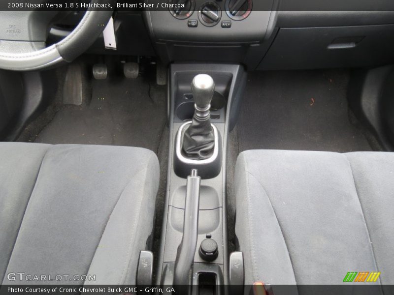 Brilliant Silver / Charcoal 2008 Nissan Versa 1.8 S Hatchback