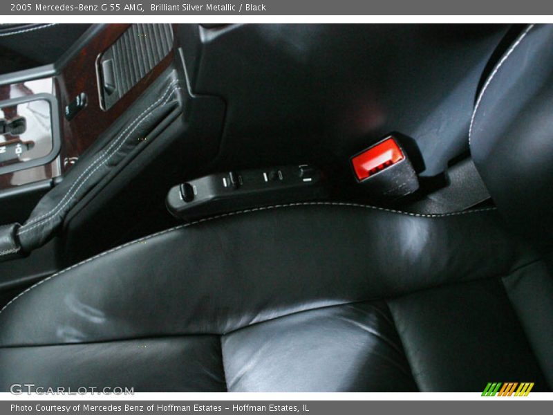 Brilliant Silver Metallic / Black 2005 Mercedes-Benz G 55 AMG