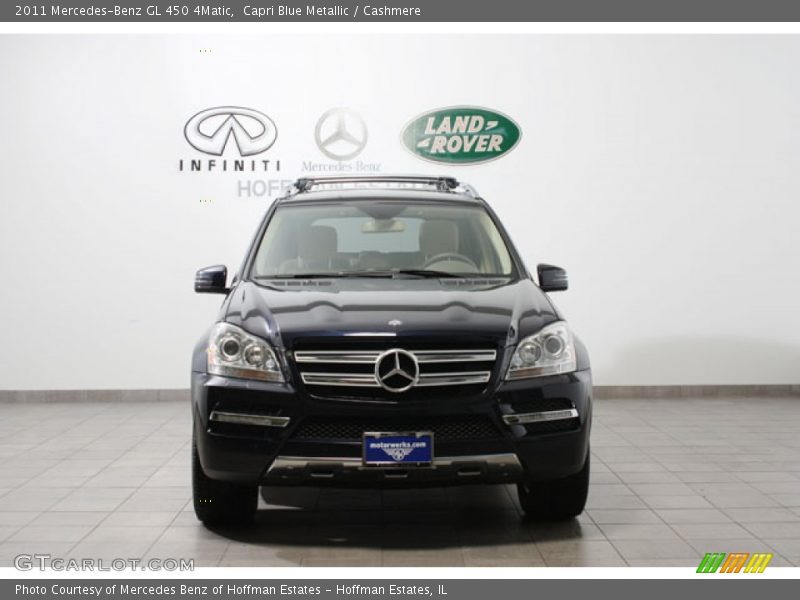 Capri Blue Metallic / Cashmere 2011 Mercedes-Benz GL 450 4Matic