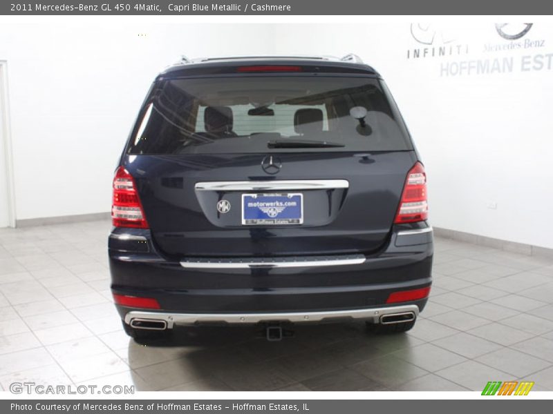 Capri Blue Metallic / Cashmere 2011 Mercedes-Benz GL 450 4Matic
