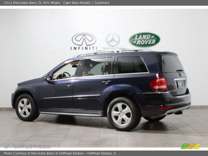 Capri Blue Metallic / Cashmere 2011 Mercedes-Benz GL 450 4Matic