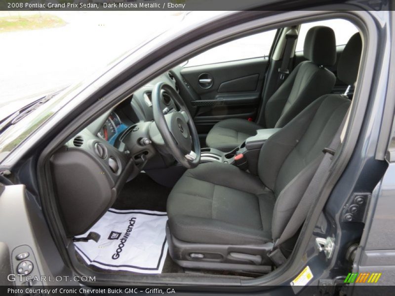 Dark Mocha Metallic / Ebony 2008 Pontiac Grand Prix Sedan