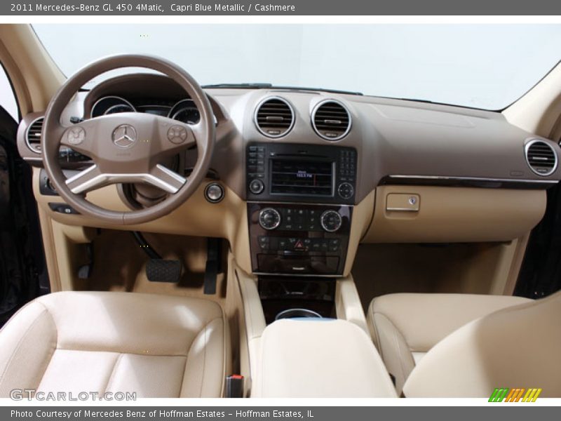 Capri Blue Metallic / Cashmere 2011 Mercedes-Benz GL 450 4Matic