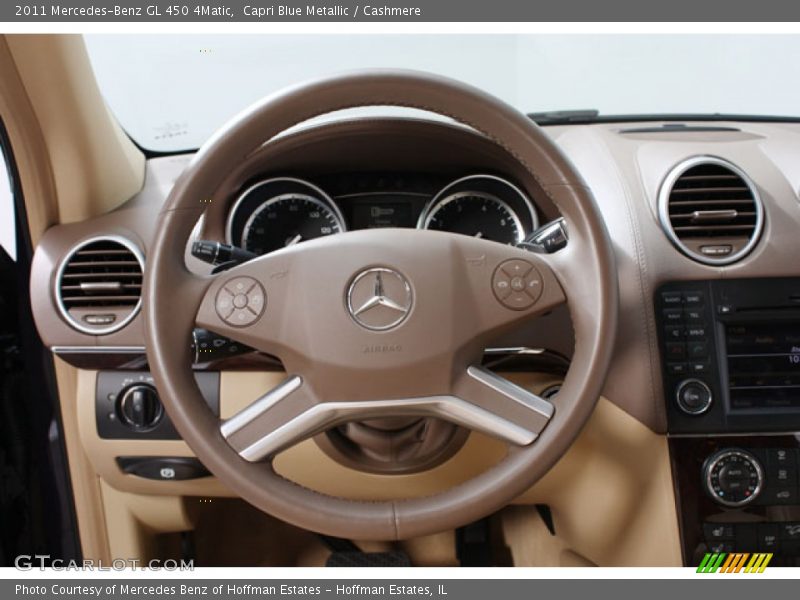 Capri Blue Metallic / Cashmere 2011 Mercedes-Benz GL 450 4Matic