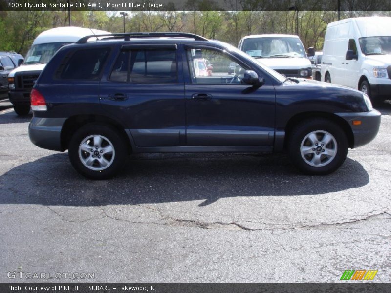 Moonlit Blue / Beige 2005 Hyundai Santa Fe GLS 4WD