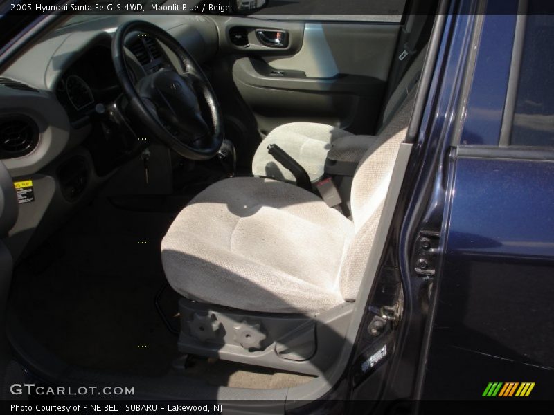 Moonlit Blue / Beige 2005 Hyundai Santa Fe GLS 4WD