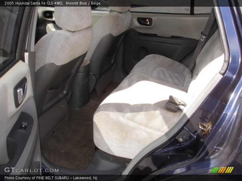 Moonlit Blue / Beige 2005 Hyundai Santa Fe GLS 4WD