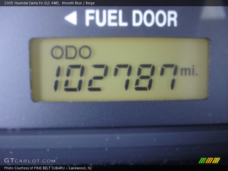 Moonlit Blue / Beige 2005 Hyundai Santa Fe GLS 4WD