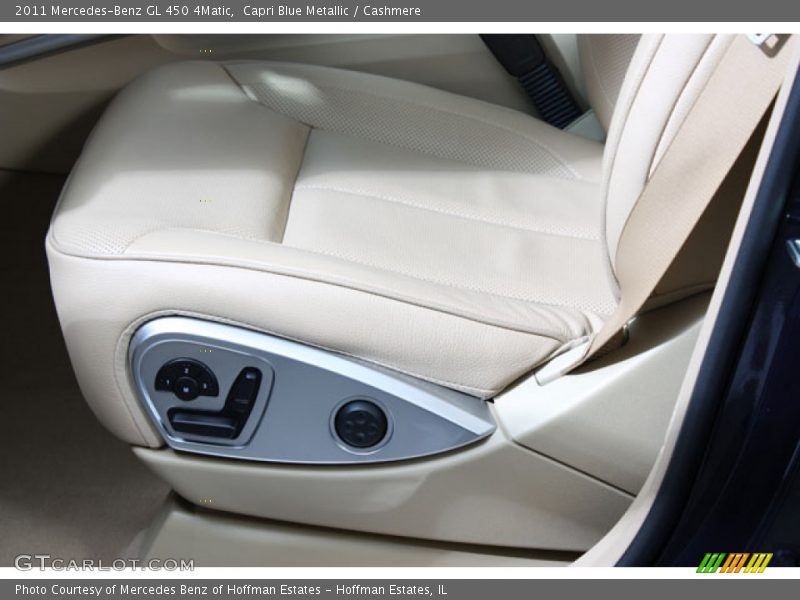 Capri Blue Metallic / Cashmere 2011 Mercedes-Benz GL 450 4Matic