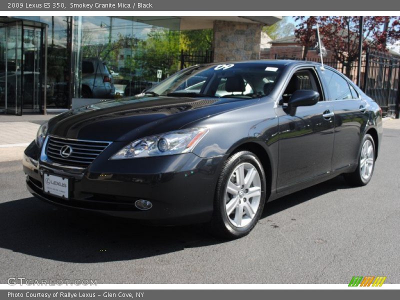 Smokey Granite Mica / Black 2009 Lexus ES 350