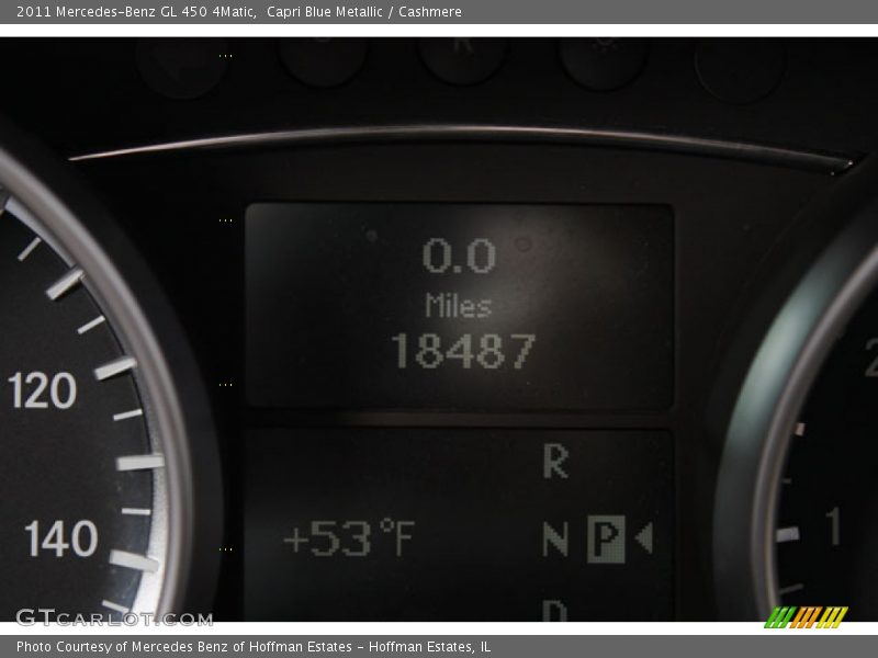 Capri Blue Metallic / Cashmere 2011 Mercedes-Benz GL 450 4Matic