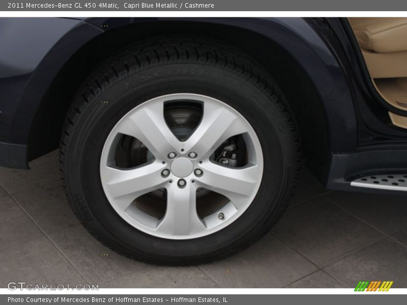Capri Blue Metallic / Cashmere 2011 Mercedes-Benz GL 450 4Matic