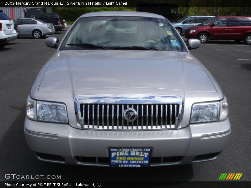 Silver Birch Metallic / Light Camel 2009 Mercury Grand Marquis LS