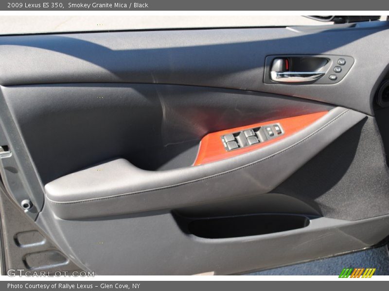 Smokey Granite Mica / Black 2009 Lexus ES 350
