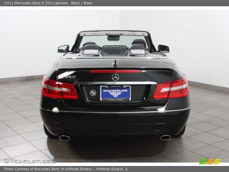 Black / Black 2011 Mercedes-Benz E 350 Cabriolet