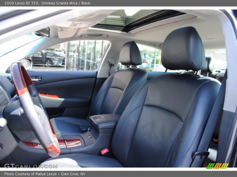 Smokey Granite Mica / Black 2009 Lexus ES 350