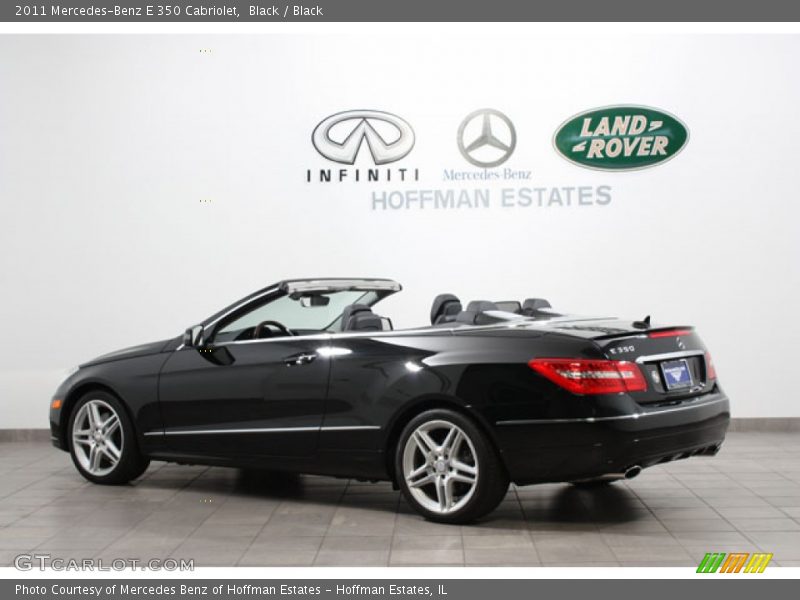 Black / Black 2011 Mercedes-Benz E 350 Cabriolet