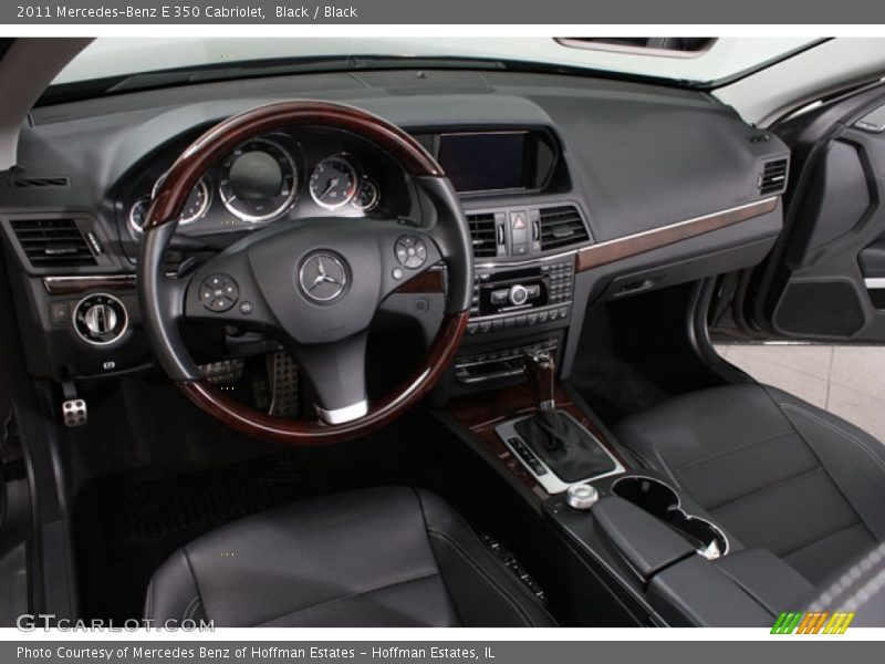 Black / Black 2011 Mercedes-Benz E 350 Cabriolet