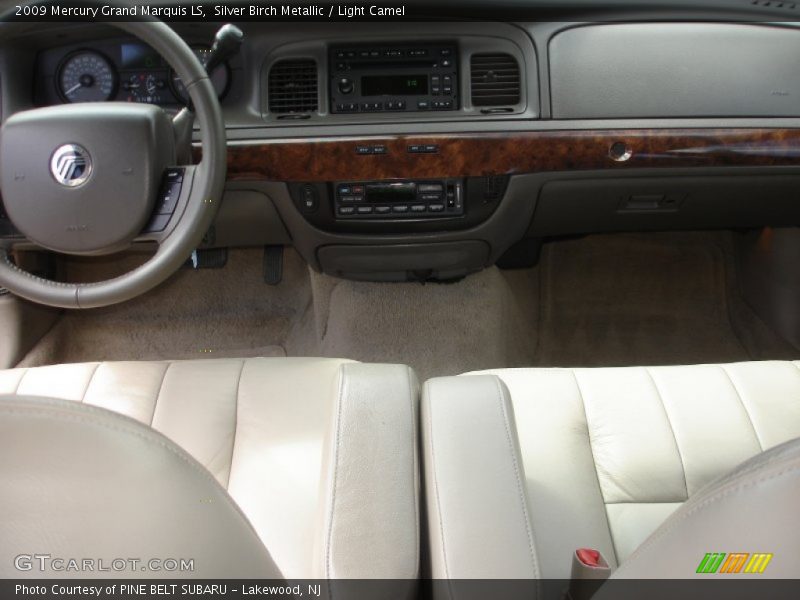 Silver Birch Metallic / Light Camel 2009 Mercury Grand Marquis LS