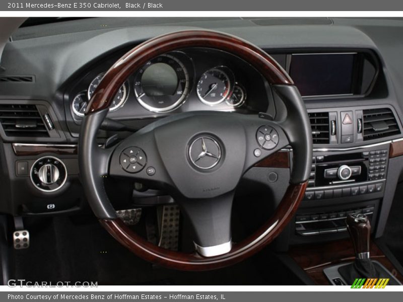 Black / Black 2011 Mercedes-Benz E 350 Cabriolet