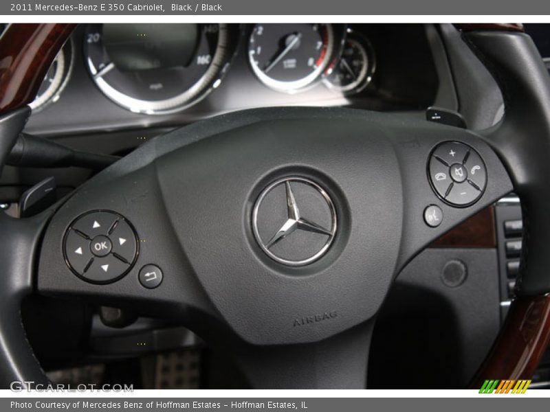 Black / Black 2011 Mercedes-Benz E 350 Cabriolet