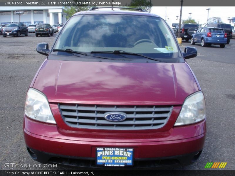 Dark Toreador Red Metallic / Pebble Beige 2004 Ford Freestar SES