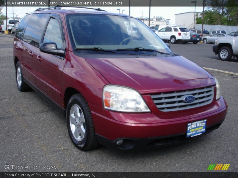 Dark Toreador Red Metallic / Pebble Beige 2004 Ford Freestar SES