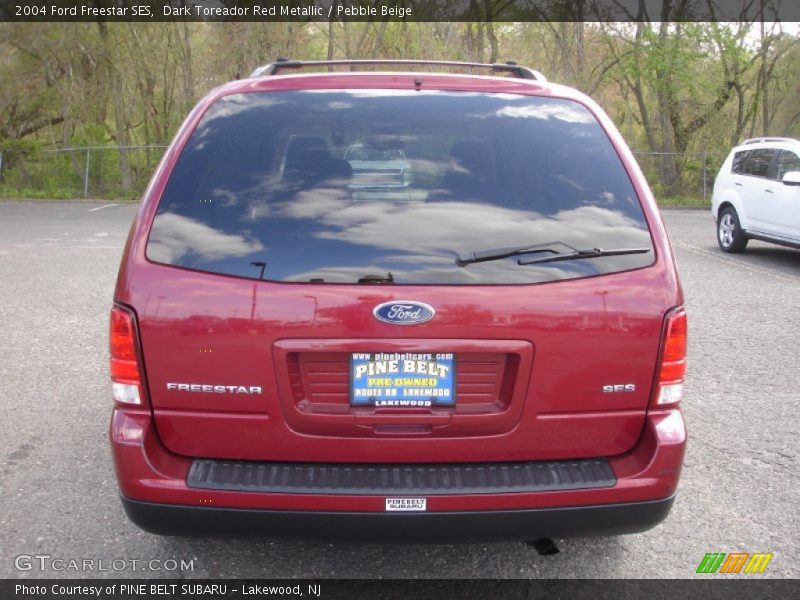 Dark Toreador Red Metallic / Pebble Beige 2004 Ford Freestar SES