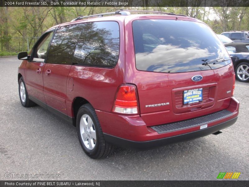 Dark Toreador Red Metallic / Pebble Beige 2004 Ford Freestar SES