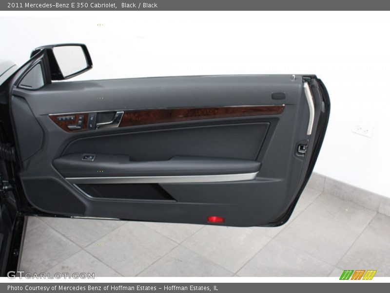 Black / Black 2011 Mercedes-Benz E 350 Cabriolet