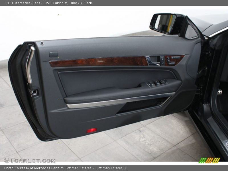 Black / Black 2011 Mercedes-Benz E 350 Cabriolet