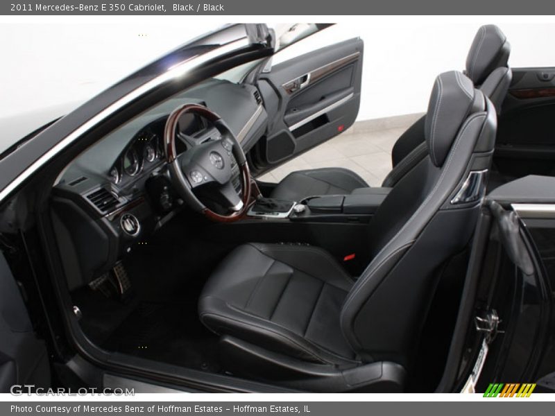 Black / Black 2011 Mercedes-Benz E 350 Cabriolet