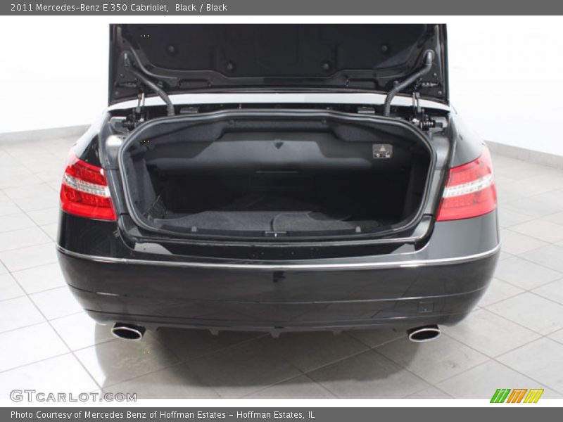Black / Black 2011 Mercedes-Benz E 350 Cabriolet