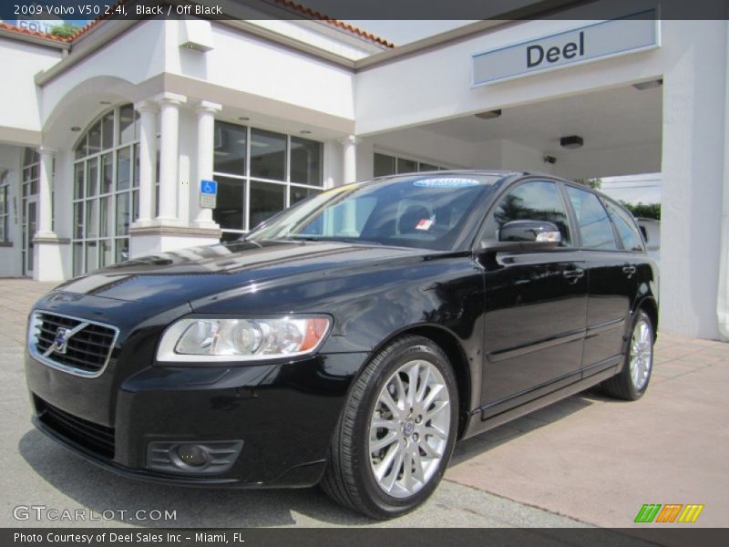 Black / Off Black 2009 Volvo V50 2.4i