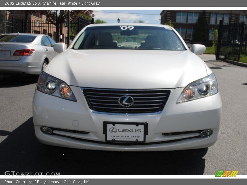 Starfire Pearl White / Light Gray 2009 Lexus ES 350