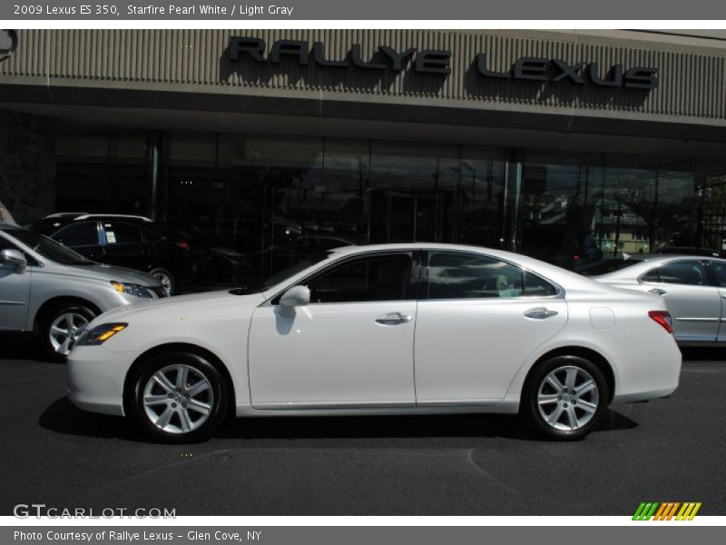 Starfire Pearl White / Light Gray 2009 Lexus ES 350