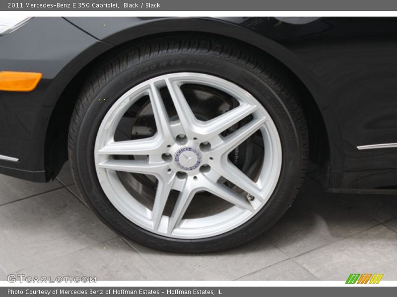 Black / Black 2011 Mercedes-Benz E 350 Cabriolet