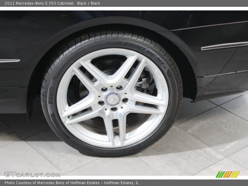 Black / Black 2011 Mercedes-Benz E 350 Cabriolet
