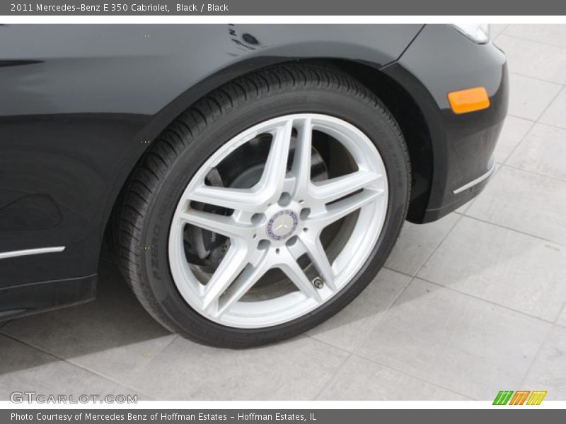 Black / Black 2011 Mercedes-Benz E 350 Cabriolet