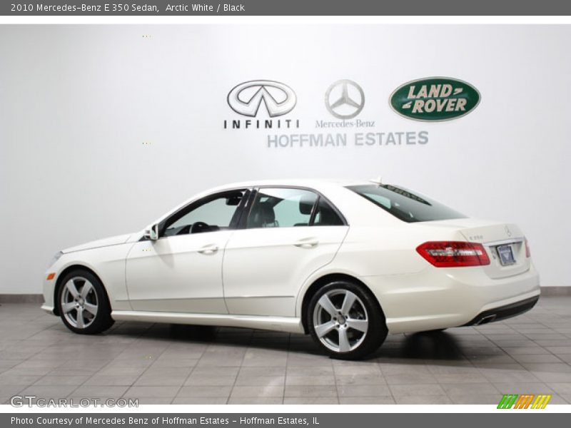 Arctic White / Black 2010 Mercedes-Benz E 350 Sedan
