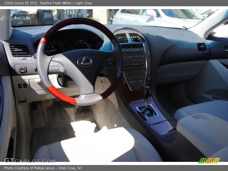 Starfire Pearl White / Light Gray 2009 Lexus ES 350