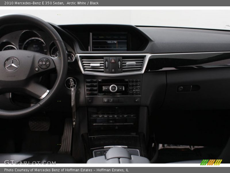 Arctic White / Black 2010 Mercedes-Benz E 350 Sedan