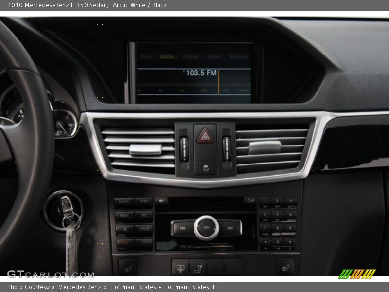 Arctic White / Black 2010 Mercedes-Benz E 350 Sedan